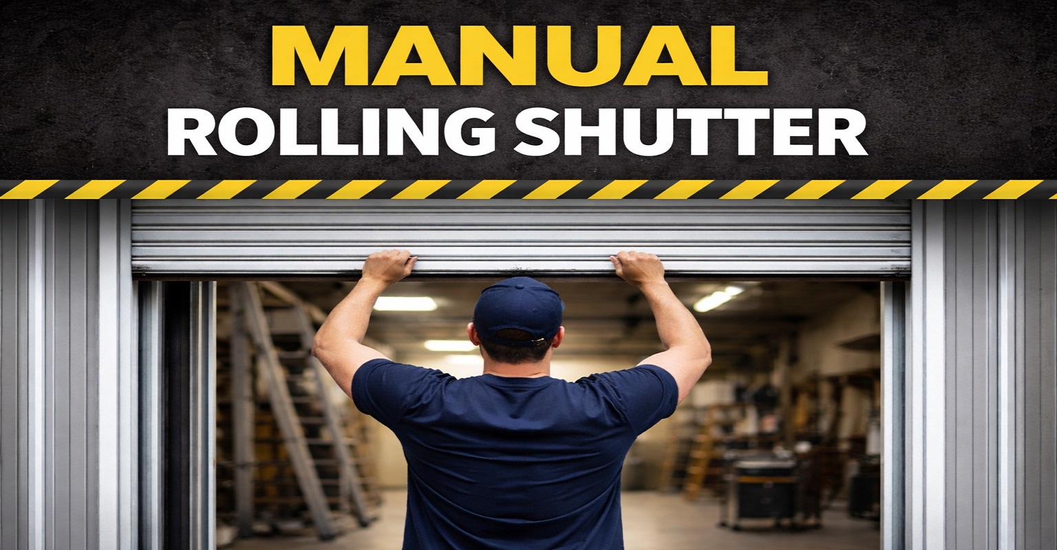 manual rolling shutter manufacturers in Pune for shops and warehouses