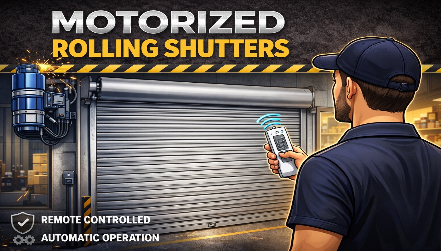 motorized rolling shutter manufacturer in Pune