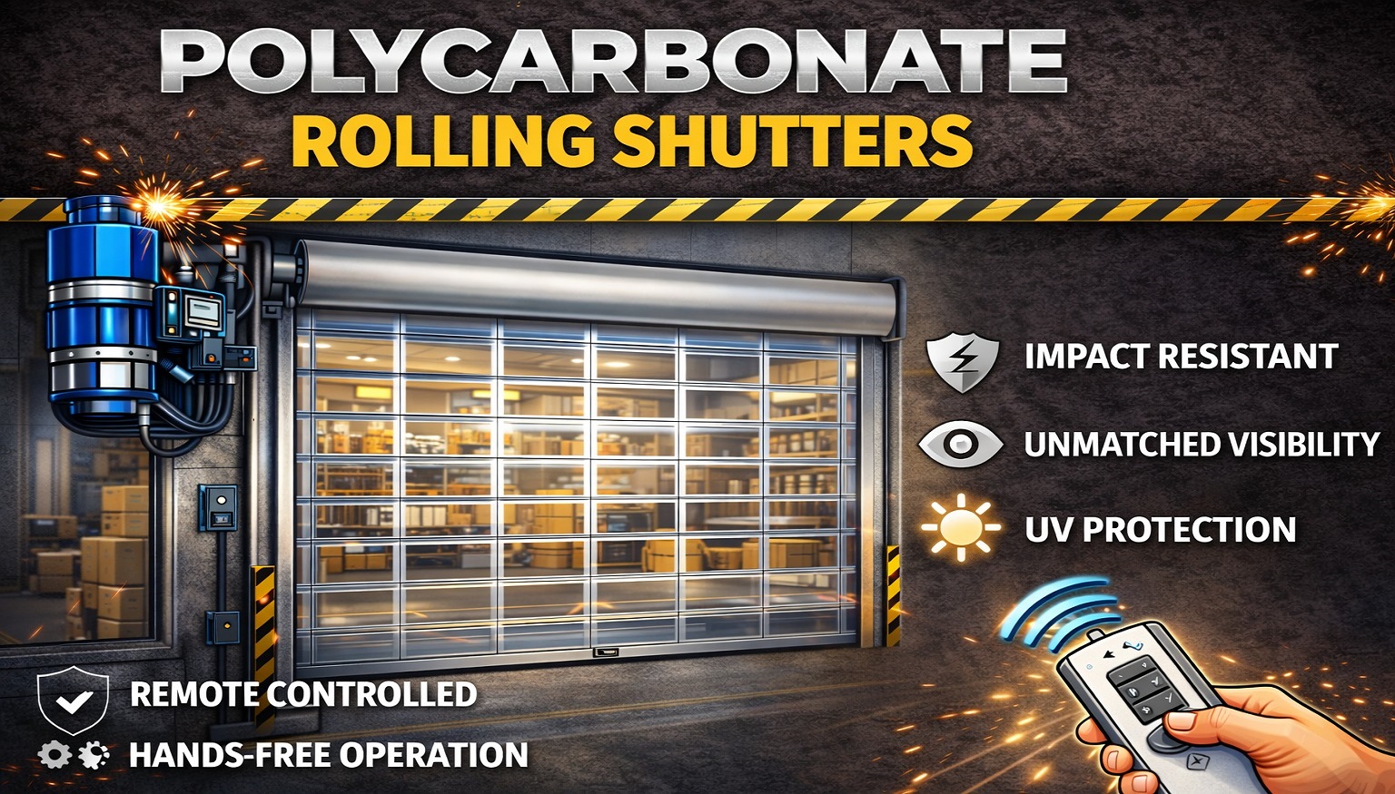 polycarbonate rolling shutter manufacturer in Pune